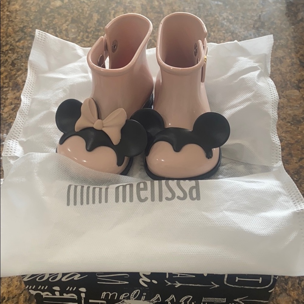 Mini Melissa Sugar Disney Rain boots
